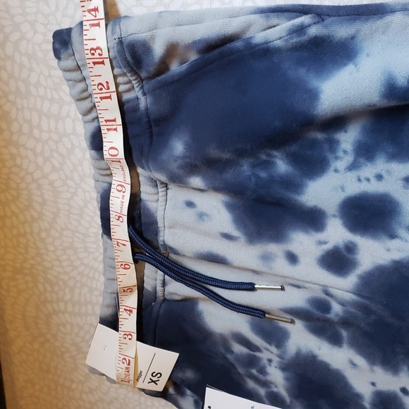 Blue and Gray Tye-Dye Sweatpants XS - NEW - Picture 5 of 7
